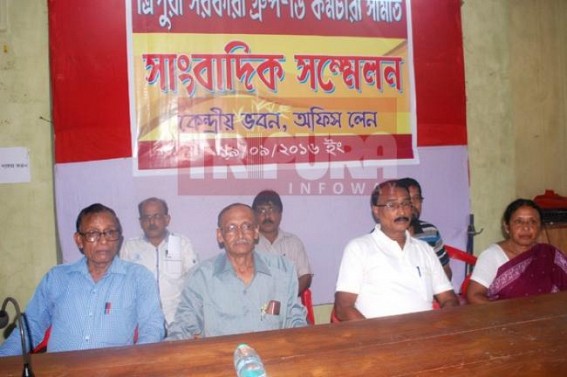 Group-D Employees Association held press meet  